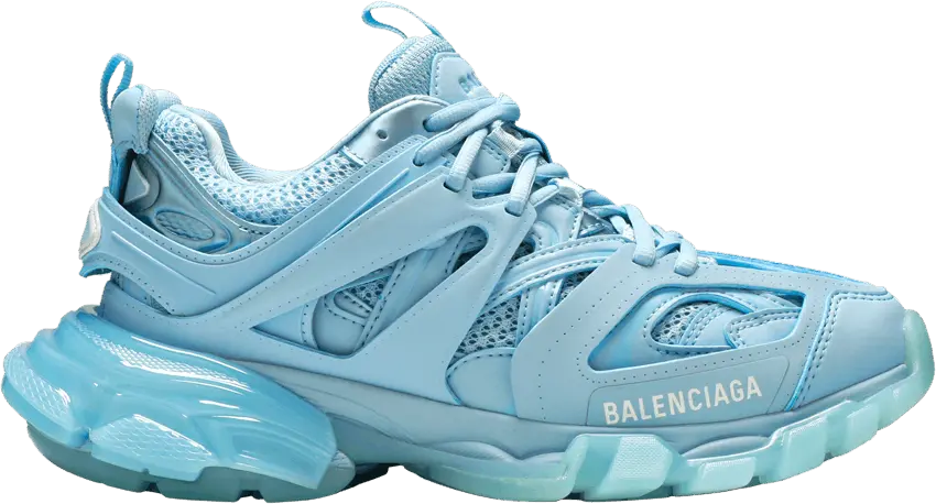  Balenciaga Wmns Track Sneaker &#039;Clear Sole - Light Blue&#039;