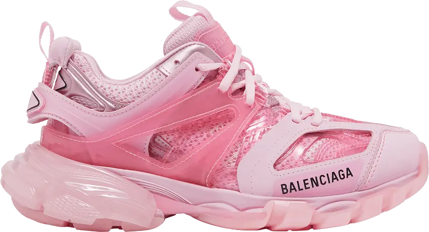  Balenciaga Wmns Track Sneaker &#039;Clear Sole - Pink&#039;