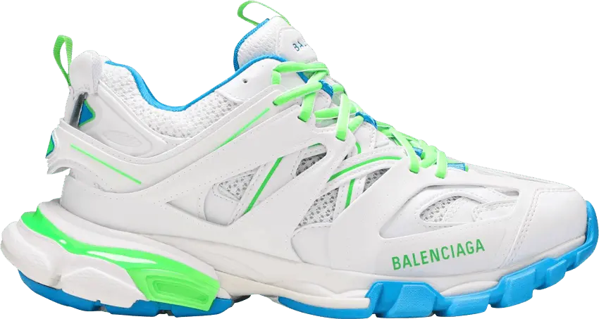  Balenciaga Wmns Track Sneaker &#039;White Green&#039;