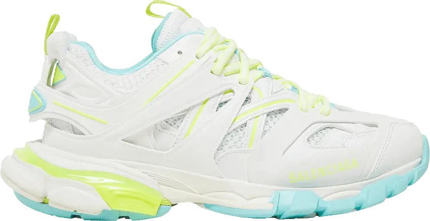  Balenciaga Wmns Track Sneaker &#039;White Neon Yellow&#039;