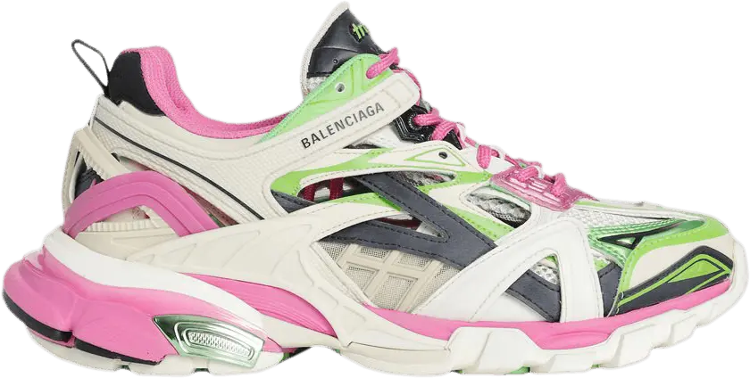  Balenciaga Wmns Track.2 Trainer &#039;Pink Green&#039;