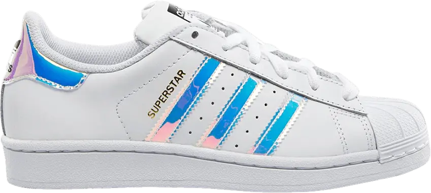  Adidas adidas Superstar White Iridescent (Youth)
