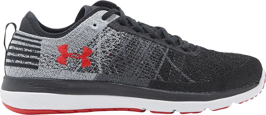  Under Armour Threadborne Fortis 3 &#039;Black Grey Red&#039;