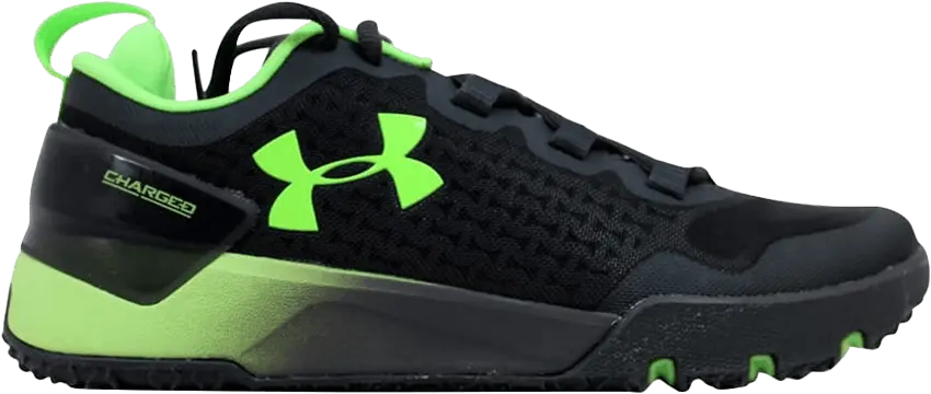  Under Armour Charged Ultimate TR Low Stealth Grey/Hyper Green