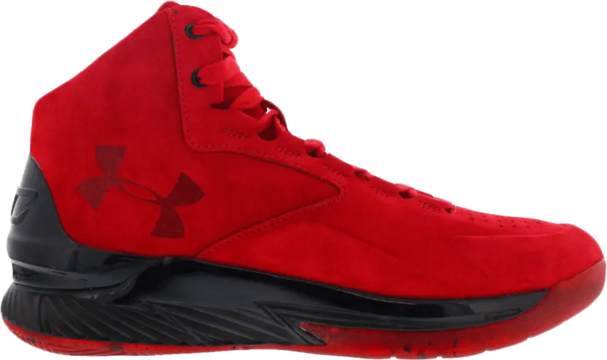 Under Armour Curry 1 Lux Mid Sde Red/Black-Red