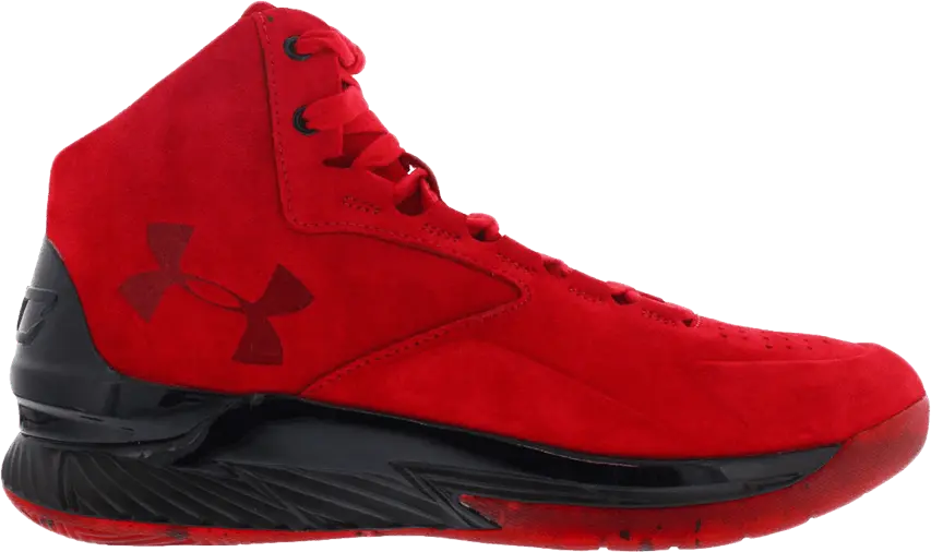  Under Armour Curry 1 Lux Mid Sde Red/Black-Red