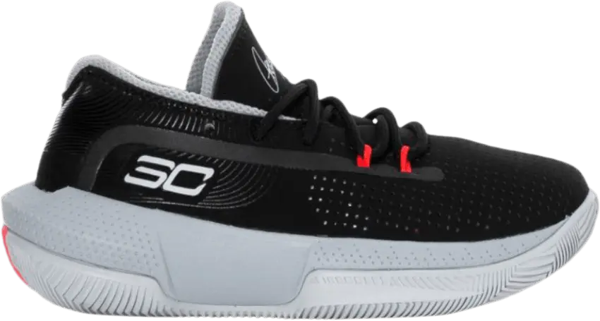  Under Armour Curry 3Zer0 3 Black Grey (PS)