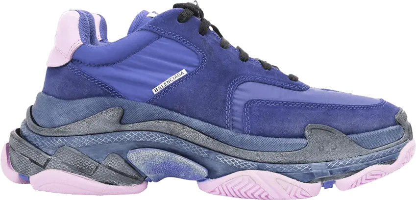 Balenciaga Wmns Triple S &#039;Blue Indigo Mauve&#039;