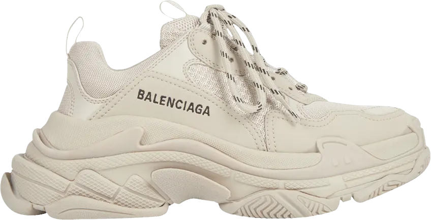  Balenciaga Wmns Triple S Sneaker &#039;Beige&#039;