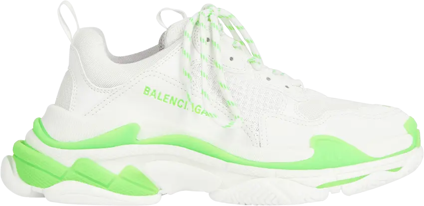  Balenciaga Wmns Triple S Sneaker &#039;Fluo Green&#039;