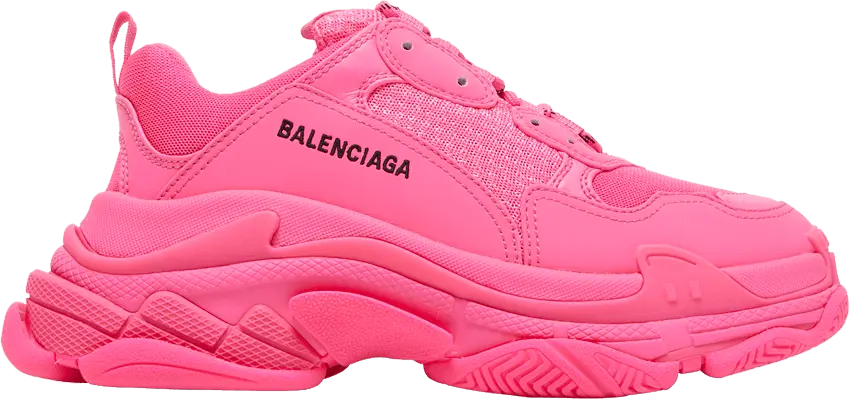  Balenciaga Wmns Triple S Sneaker &#039;Fluo Pink&#039;