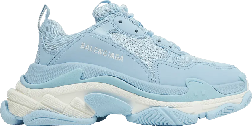  Balenciaga Wmns Triple S Sneaker &#039;Light Blue&#039;