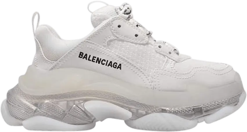  Balenciaga Wmns Triple S Sneaker &#039;White Iridescent&#039;