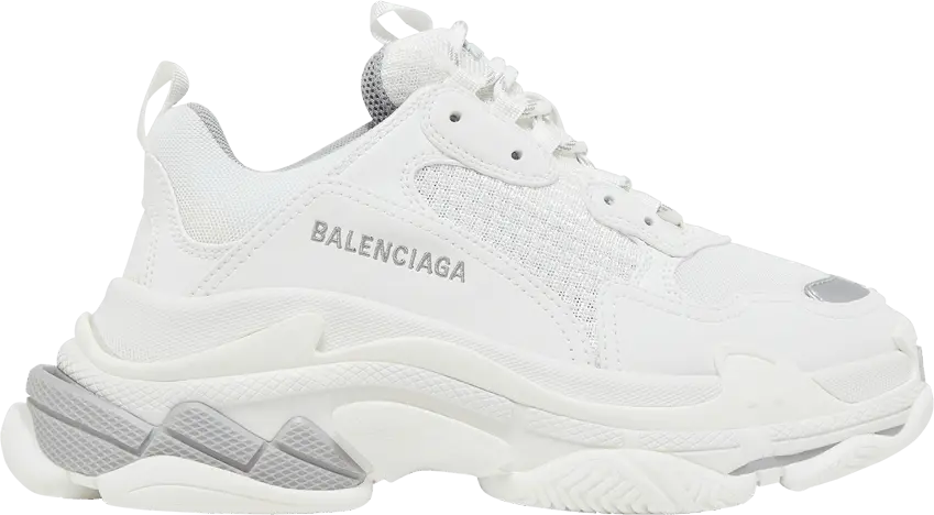  Balenciaga Wmns Triple S Sneaker &#039;White&#039;