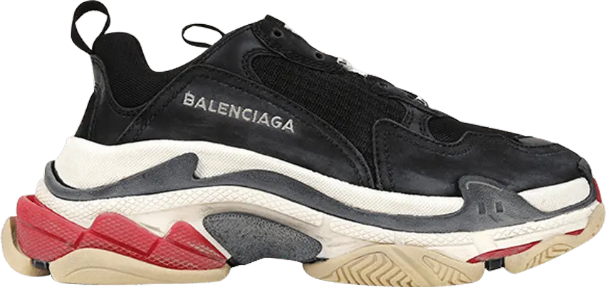  Balenciaga Wmns Triple S Trainer &#039;Black&#039; 2018