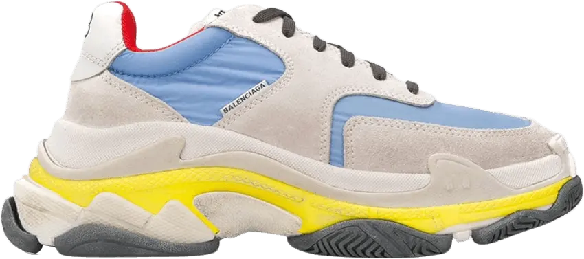  Balenciaga Wmns Triple S Trainer &#039;Light Grey Blue&#039;