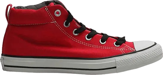  Converse Chuck Taylor All Star Street Canvas Mid &#039;Red Black&#039;