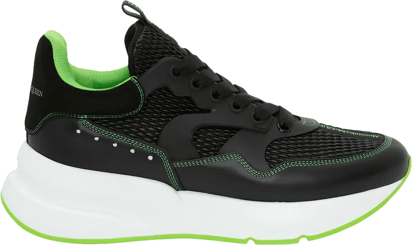  Alexander Mcqueen Alexander McQueen Oversized Runner &#039;Black Green&#039;