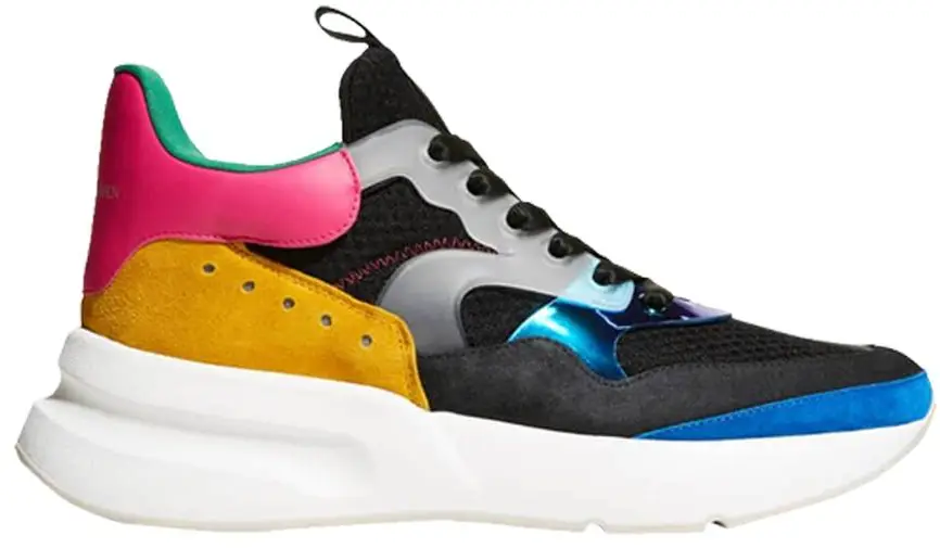  Alexander Mcqueen Alexander McQueen Oversized Runner &#039;Colorblock - Iridescent&#039;