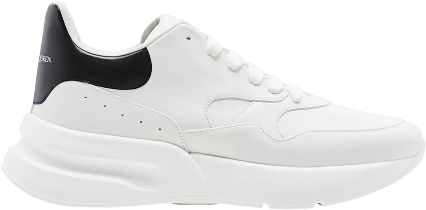  Alexander Mcqueen Alexander McQueen Oversized Runner &#039;White Black&#039;