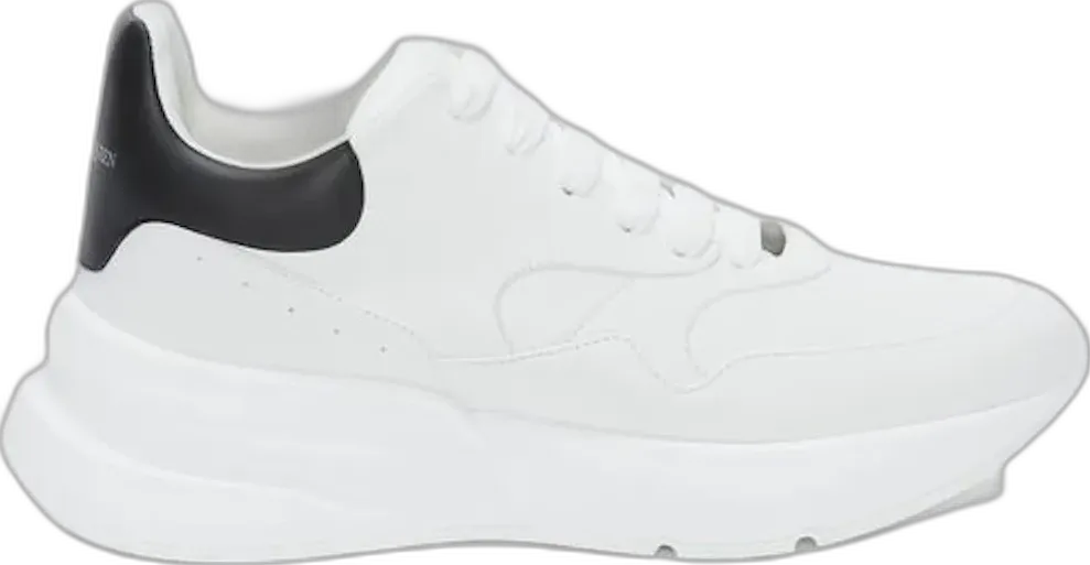  Alexander Mcqueen Alexander McQueen Oversized Runner Optic White Black