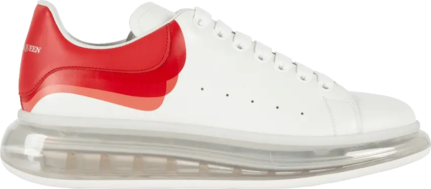  Alexander Mcqueen Alexander McQueen Oversized Sneaker &#039;3-D - White Red&#039;