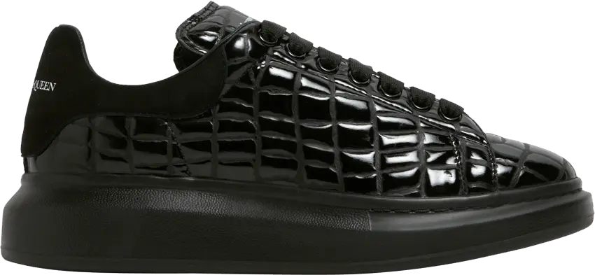  Alexander Mcqueen Alexander McQueen Oversized Sneaker &#039;Black Crocodile&#039;