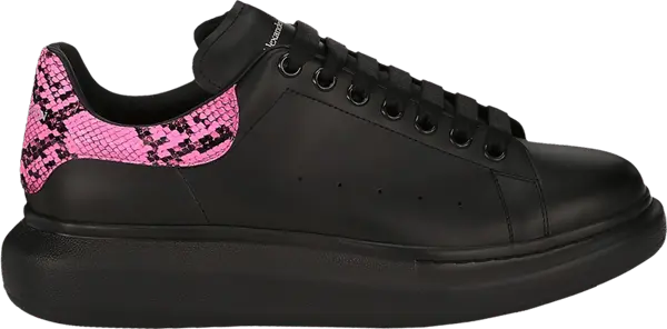  Alexander Mcqueen Alexander McQueen Oversized Sneaker &#039;Black Electric Pink Python&#039;