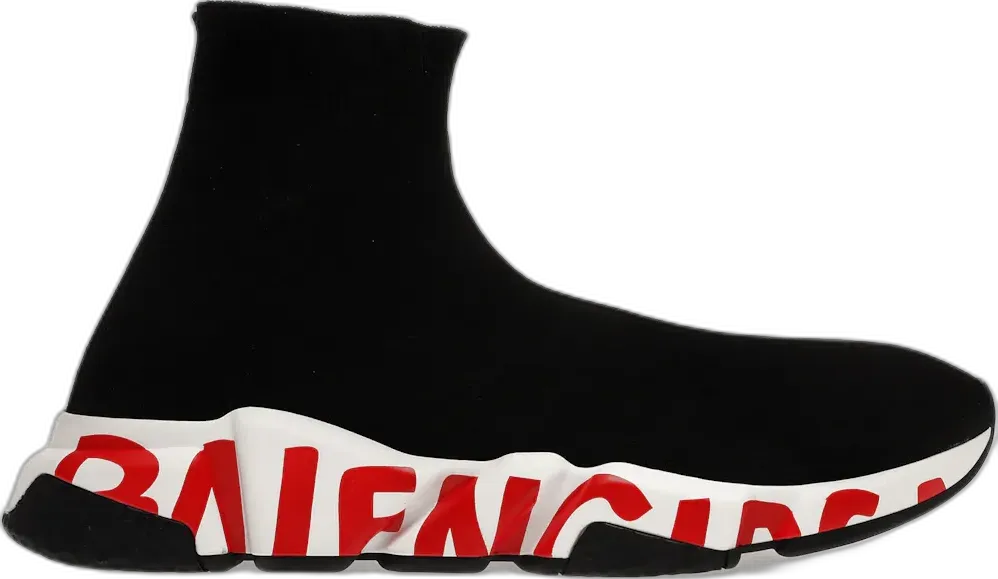 Balenciaga Graffiti Speed Red Sole