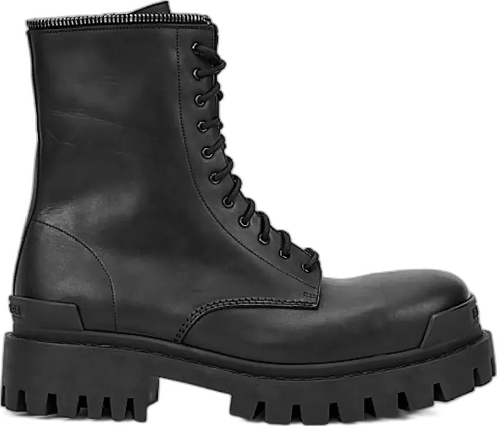 Balenciaga Master Lug Sole Boot Black