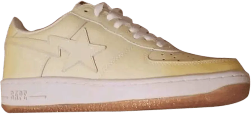  Bapesta FS-001 Low &#039;Creme Glitter&#039;