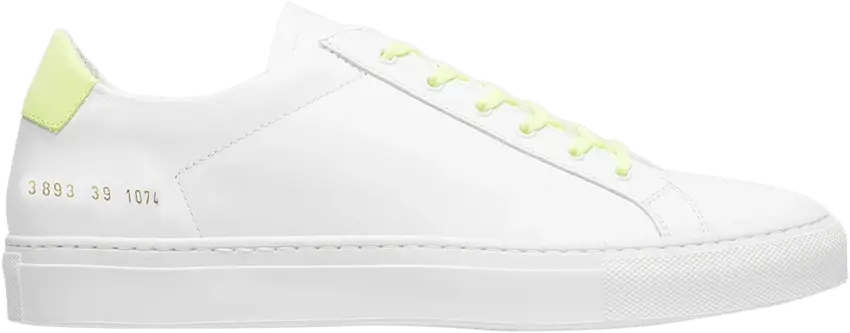  Common Projects Wmns Achilles Low &#039;White Yellow&#039;