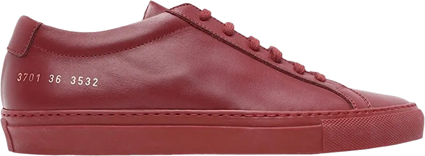 Common Projects Wmns Achilles Low &#039;Wine Red&#039;