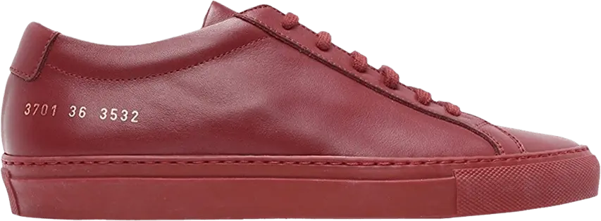  Common Projects Wmns Achilles Low &#039;Wine Red&#039;