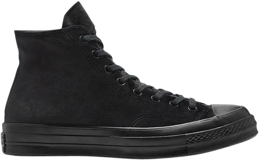  Converse Chuck 70 High Velvet &#039;Triple Black&#039;