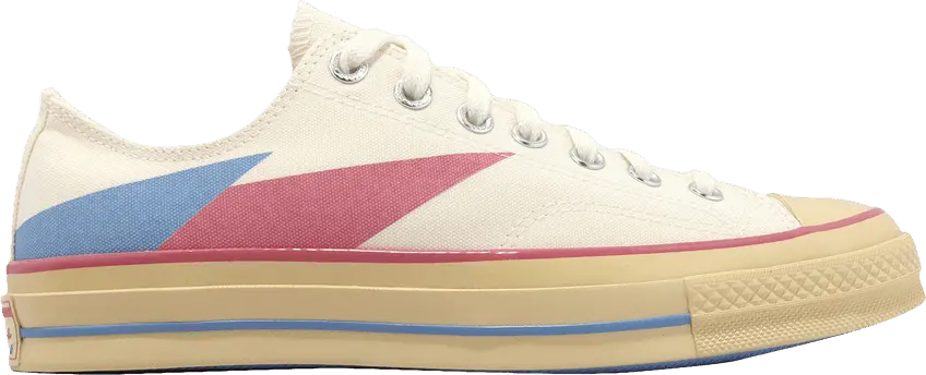  Converse Chuck 70 Low &#039;Beige Pink Blue Abstract&#039;