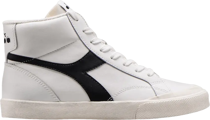 Diadora Melody Mid Leather &#039;White Black&#039;