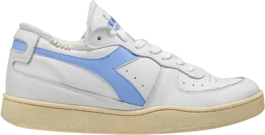  Diadora Mi Basket Row Cut &#039;White Vista Blue&#039;