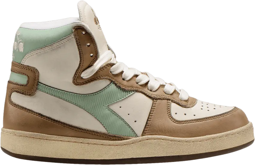 Diadora Mi Basket Used &#039;Brown Mint&#039;