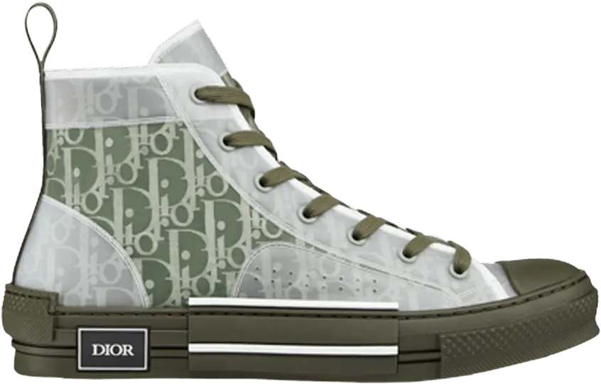  Dior B23 High &#039;Dior Oblique - Olive&#039;