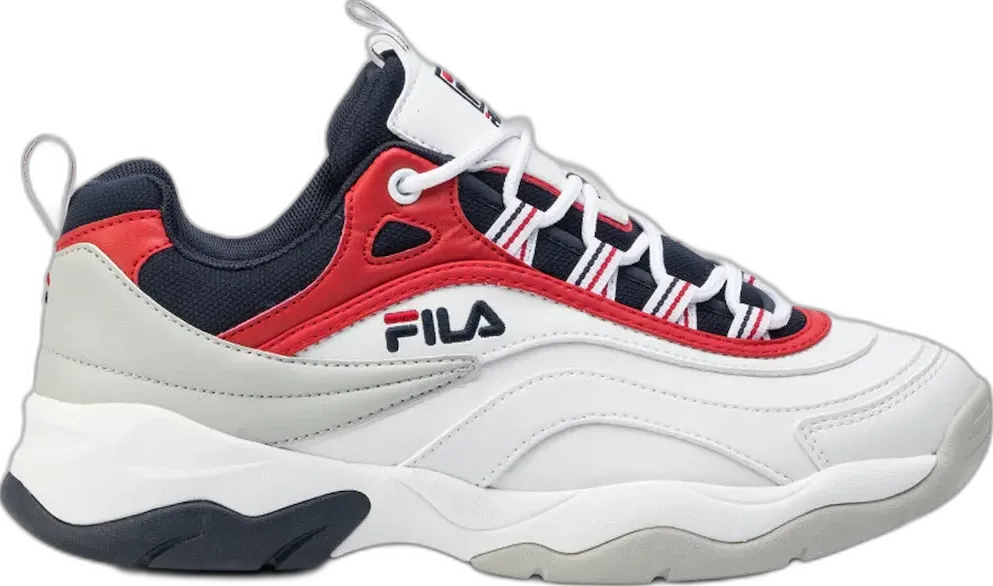 Fila Ray CB Low White Fila Navy Fila Red