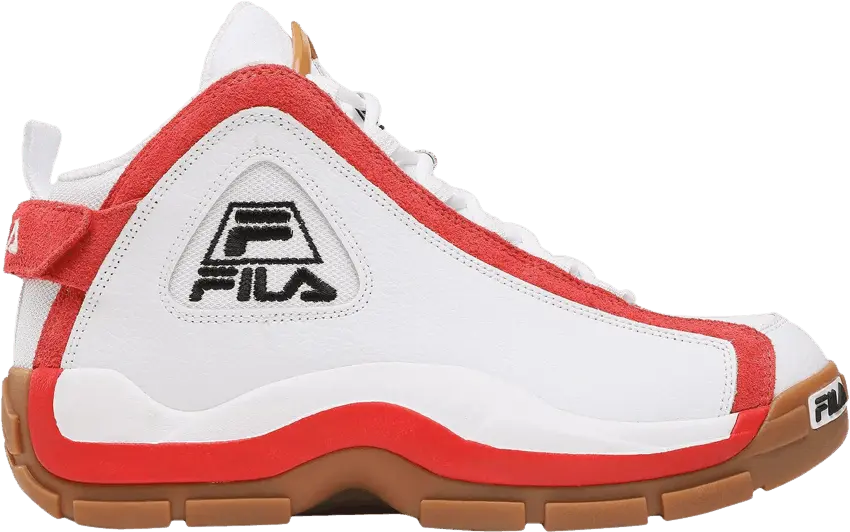  Fila Grant Hill 2 Euro Basket Mid &#039;White Red&#039;