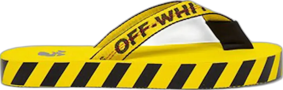  Off-White OFF-WHITE Industrial Flip Flops Yellow SS21