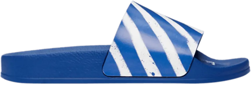  Off-White Industrial Sliders &#039;Diagonal Stripe - Blue&#039;