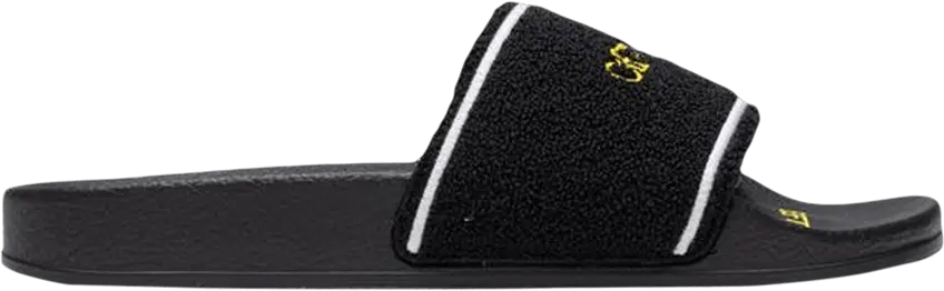  Off-White Logo Sliders &#039;Towel - Black Yellow&#039;