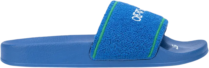  Off-White Logo Sliders &#039;Towel - Bright Blue&#039;