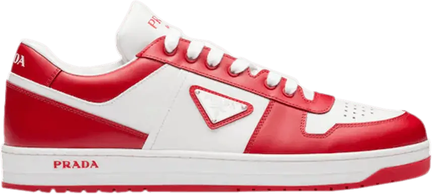  Prada Downtown Leather &#039;White Lacquer Red&#039;