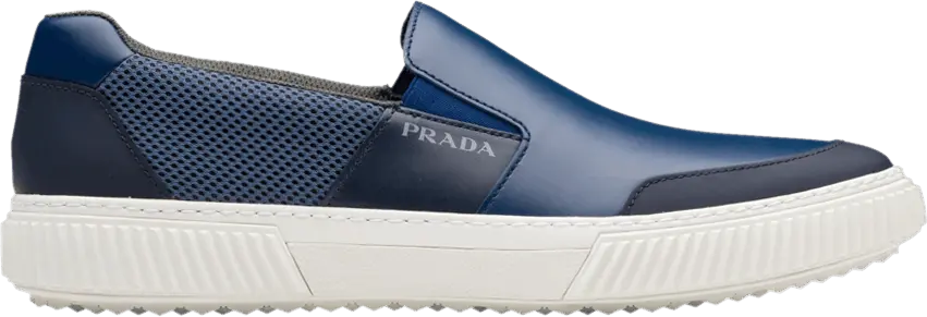 Prada Leather Slip-On &#039;Baltic Blue&#039;