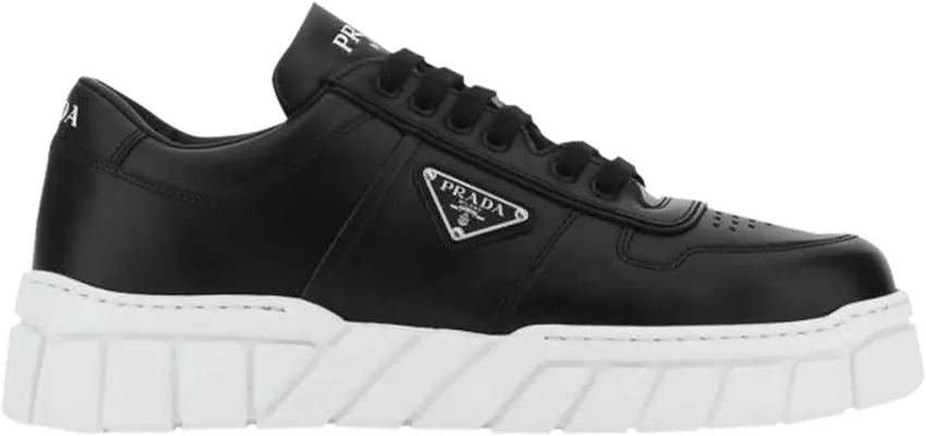 Prada Leather Sneakers &#039;Black&#039;