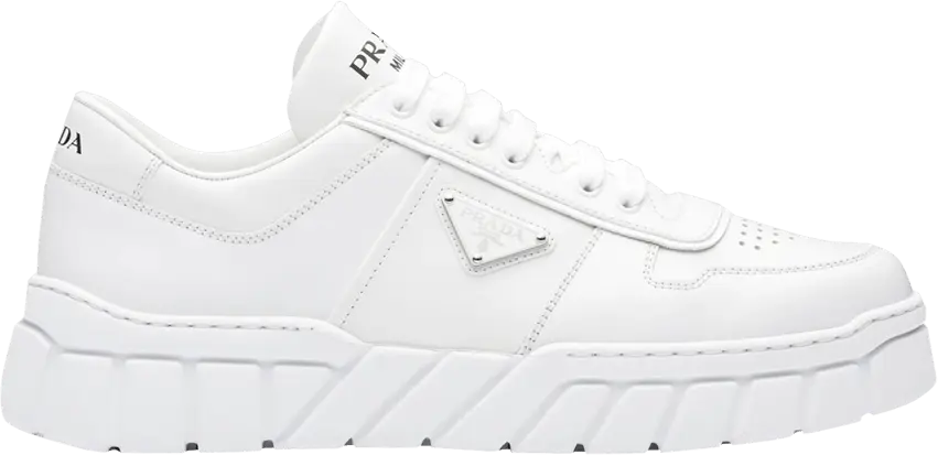 Prada Leather Sneakers &#039;White&#039;